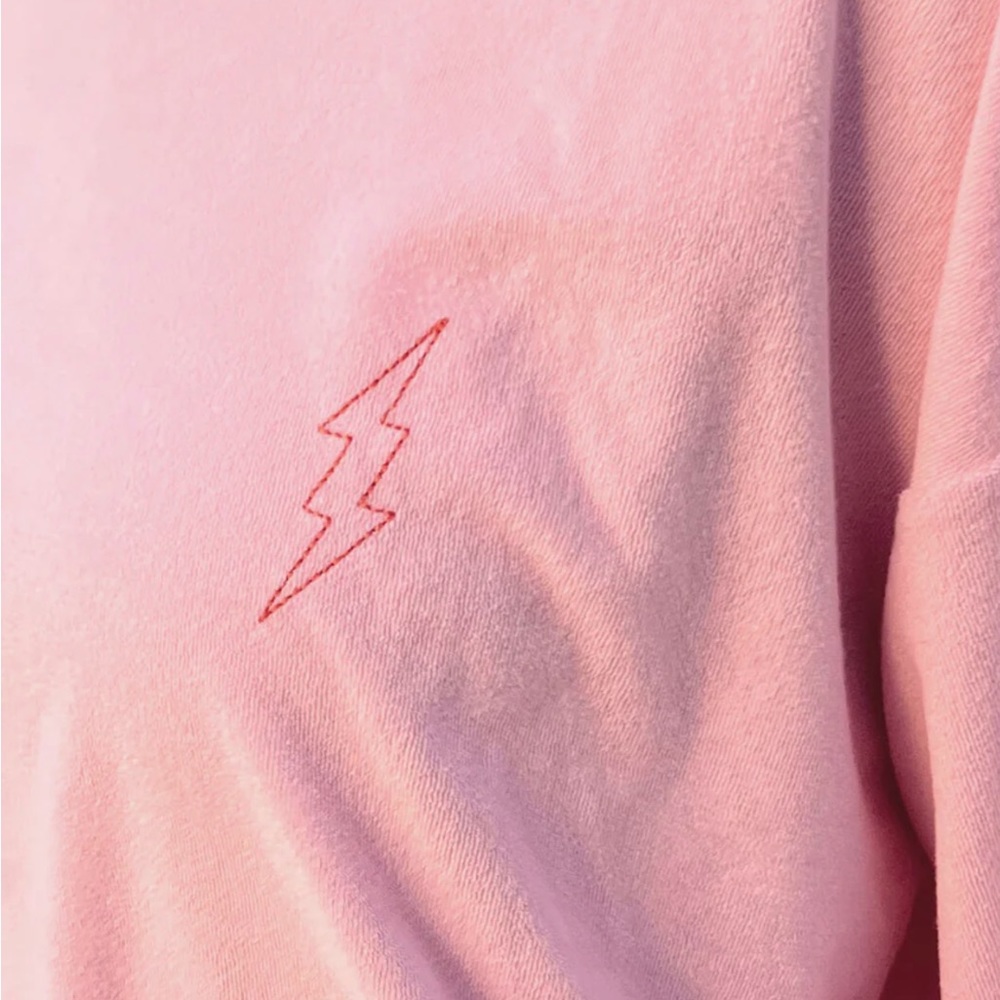 STARFIT TESSA Pink Crewneck Sweatshirt; MEDIUM; NEW WITH TAGS!